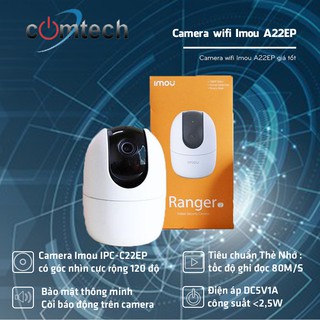 Camera wifi Imou A22EP hàng chính hãng