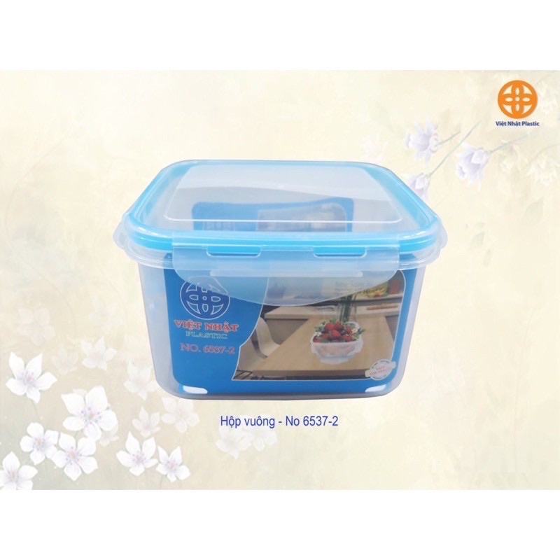 Bộ 3 Hộp Vuông Đựng Thực Phẩm, Hộp Trữ Đông - 6537 Việt Nhật