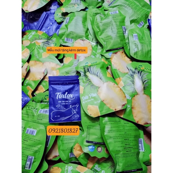 KẸO DỨA GIẢM CÂN PLUS VIC {CHÍNH HÃNG} 7 VIÊN