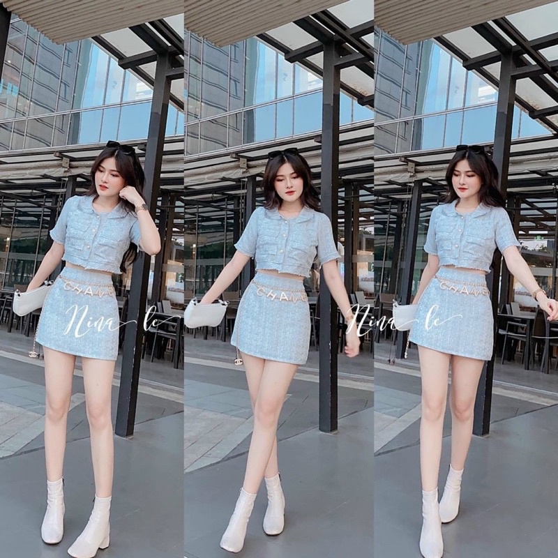 SET 2 MÓN DẠ 3 MÀU ( Xanh - Nude - Hồng)