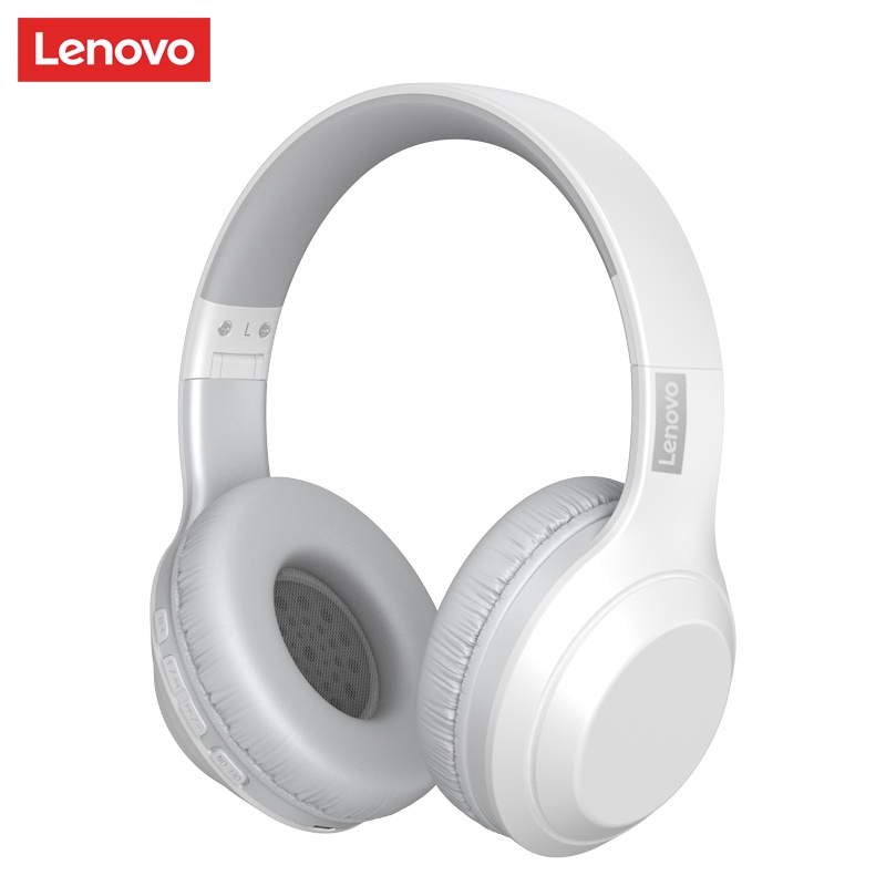 Tai nghe Lenovo TH10 Bluetooth âm thanh nổi giảm ồn thoải mái chống nước có mic cho Android IOS PC