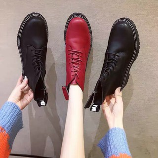 Giày cao cổ / boots da nữ ulzzang