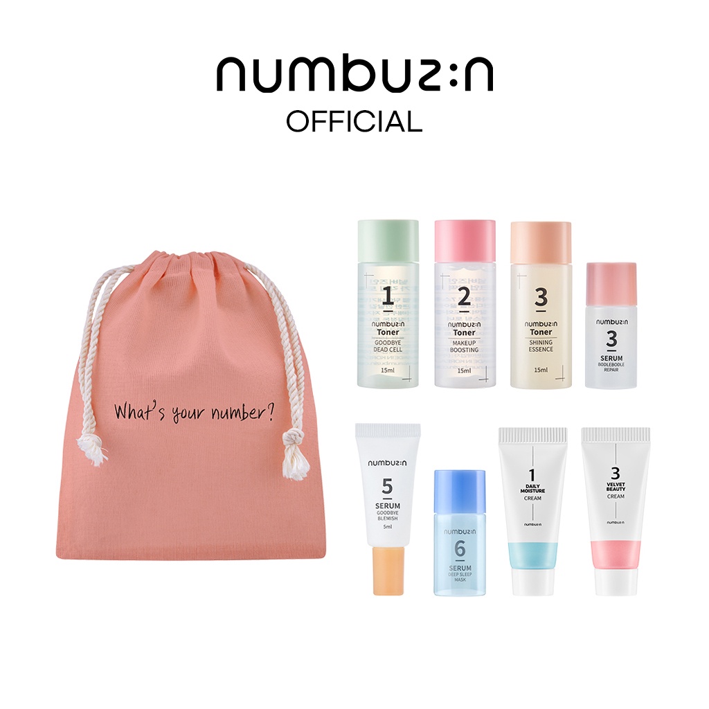 Set mỹ phẩm mini NUMBUZIN Perfect Trial KIT (8 sản phẩm)