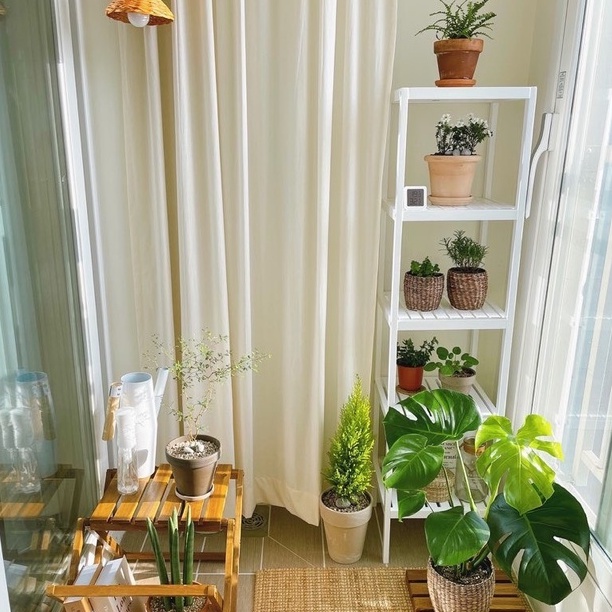 Kệ gỗ trang trí đa năng 5 tầng màu trắng thương hiệu MW FURNITURE - Nội thất trang trí