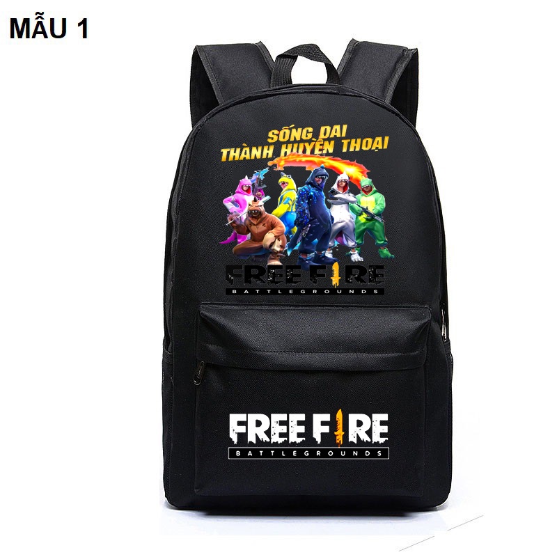 Balo Đi Học Free Fire Cực Ngầu - Khủng Long