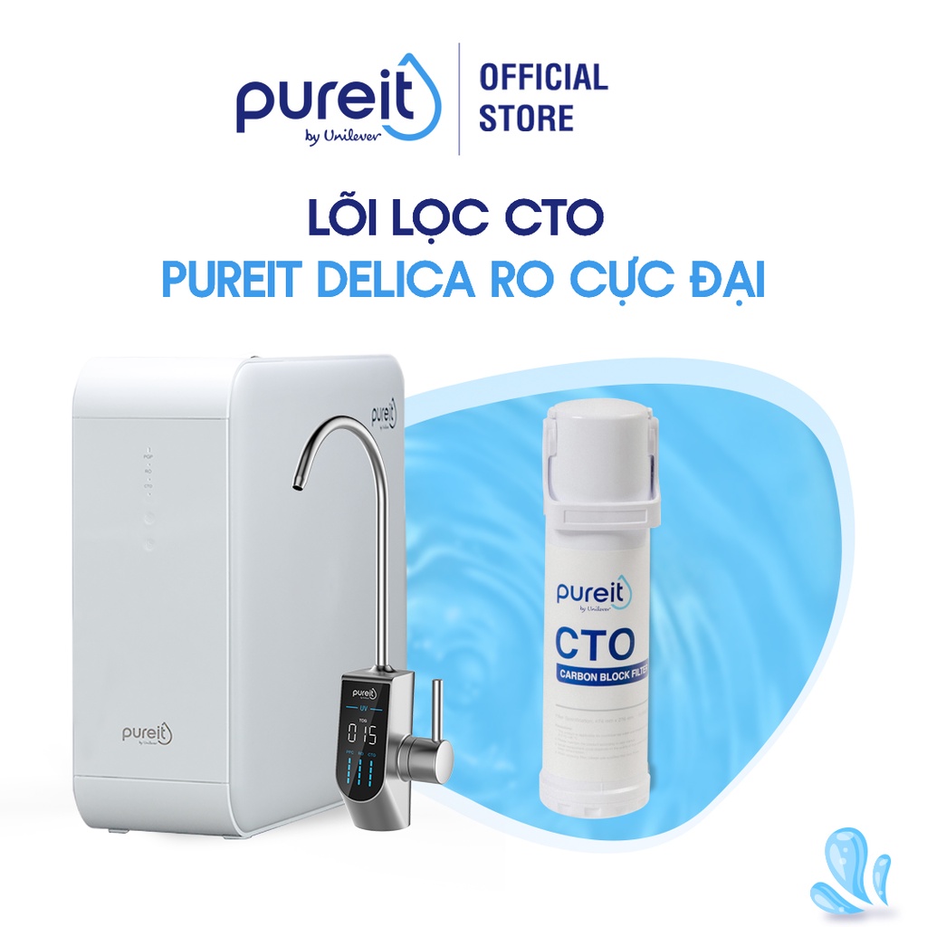 Lõi Lọc CTO Pureit Delica UR5840 Âm Tủ Bếp (DIY)