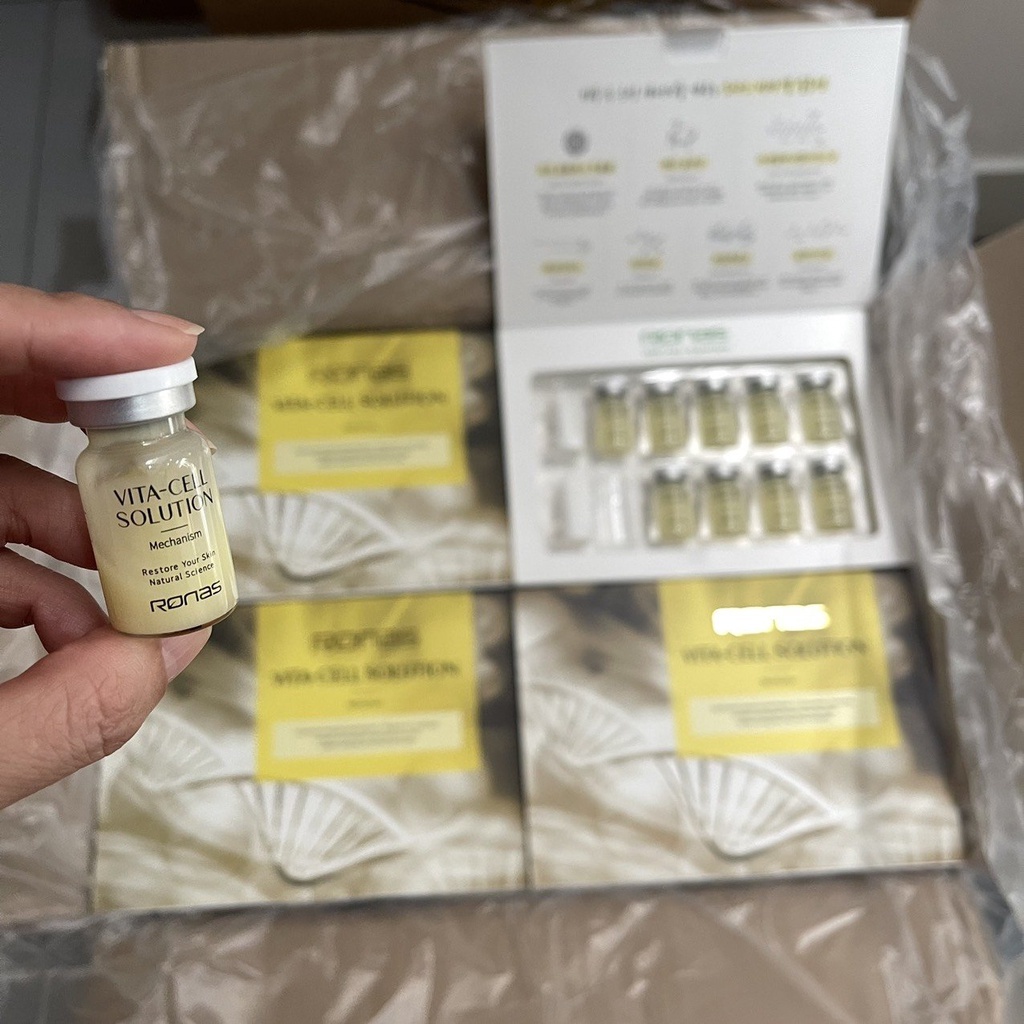 TẾ BÀO GỐC VITAMIN TRẮNG DA GIẢM NÁM RONAS STEM VITA CELL SOLUTION CHÍNH HÃNG KOREA