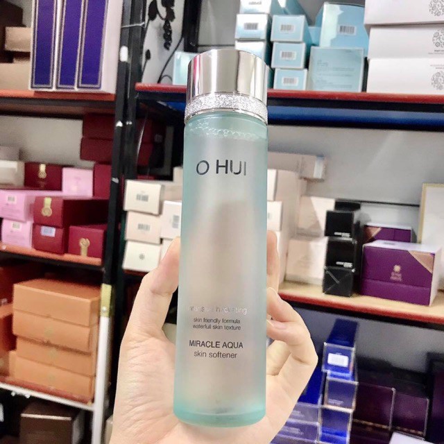[Tách sét] Nước Hoa Hồng Ohui xanh cấp nước kiềm dầu giảm mụn và se khít chân lông Ohui Miracle Aqua Skin Softener 150ml