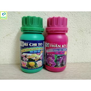 COMBO PHÂN BÓN LÁ RICHITO 20-20-20  HOA LỚN, MÀU SẮC ĐẸP LỌ 90Gr +Phân Bón Lá NPK THẦN KỲ 2, 6-30-30, KÍCH RA HOA