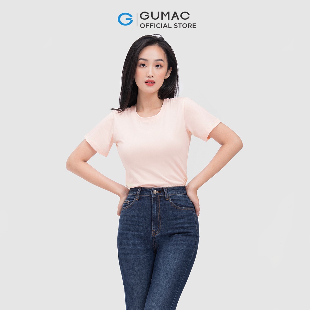 [Mã WABRGUM giảm 10% tối đa 30K đơn 99K] Áo thun cổ tròn thời trang GUMAC ATC04002 | WebRaoVat - webraovat.net.vn