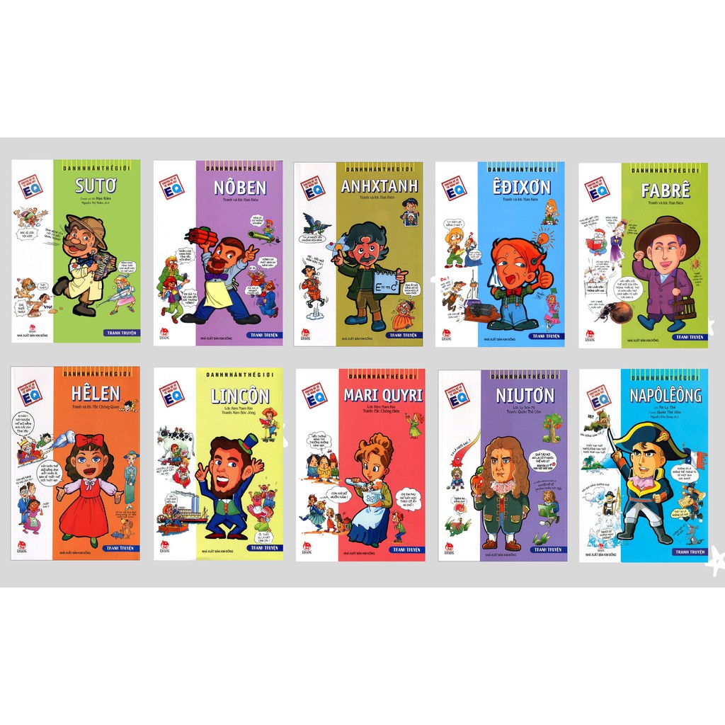 [Mã LIFE5510K giảm 10K đơn 20K] Sách - Danh Nhân Thế Giới - Trọn bộ 10 cuốn - Cuốn lẻ | BigBuy360 - bigbuy360.vn