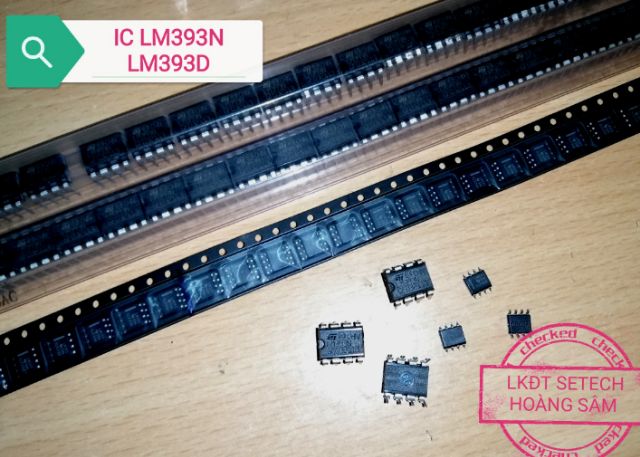 LM393 IC tương tự so sánh chân cắm, chân dán