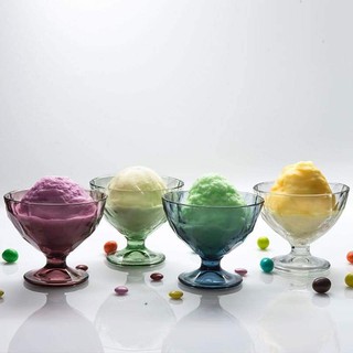 Ly kem thủy tinh Diamond 220ml (Bormioli Rocco)