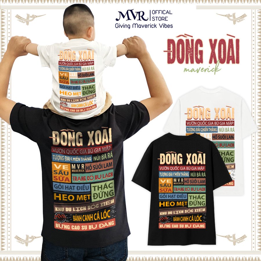 Áo thun Unisex phông cotton Đồng Xoài ao cặp gia đình fact UNDER MVR BB4249