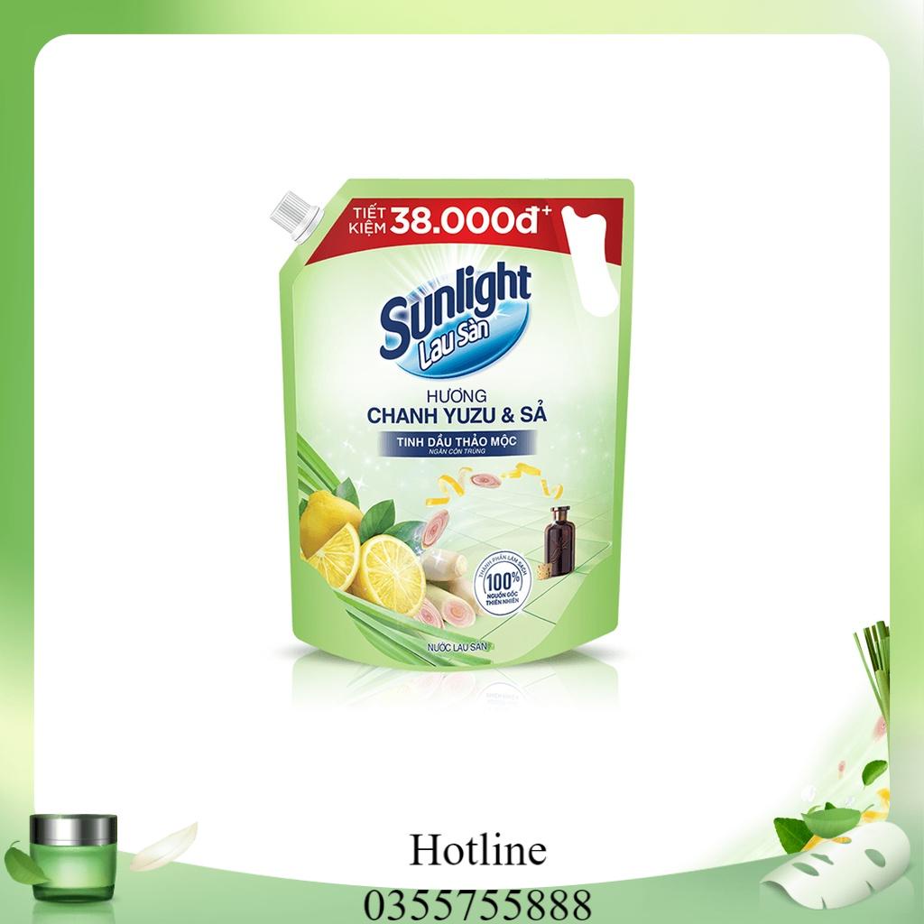 Nước Lau Sàn Sunlight Tinh Dầu Thảo Mộc Túi 3.6 Kg