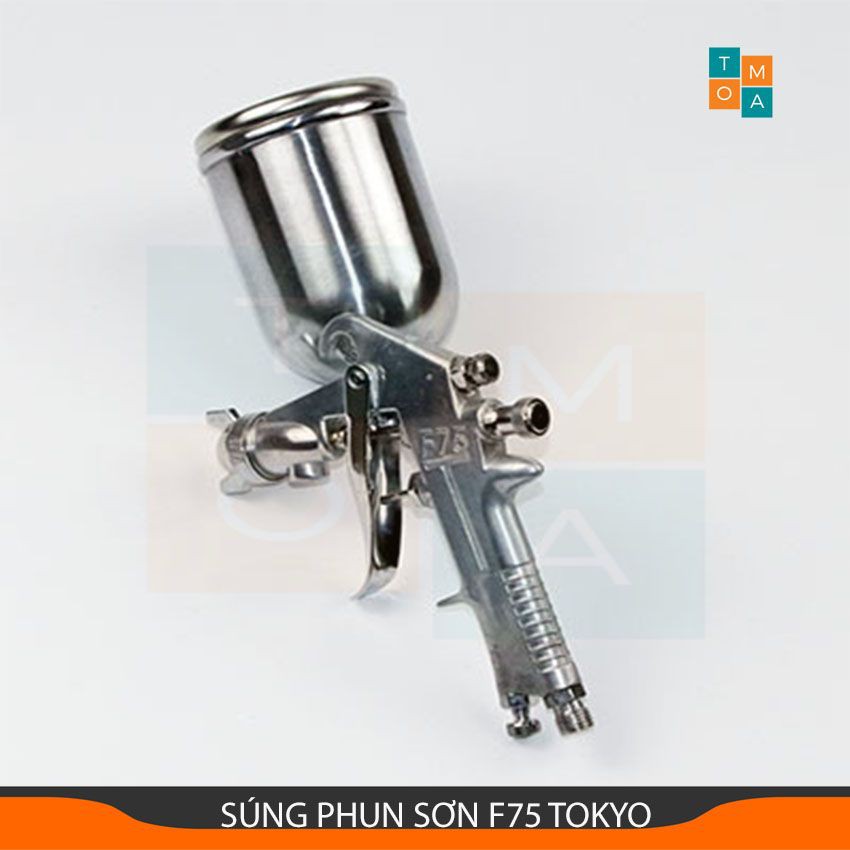 SÚNG PHUN SƠN F75 ĐẦU BÉC 1.5 - SÚNG PHUN SƠN KẺ CHỈ MINI DÙNG ĐỂ PHUN SƠN DẦU