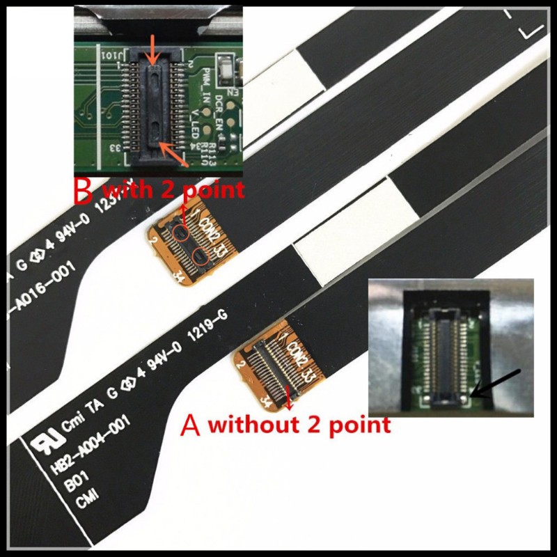 Cáp màn hình Lvds Sm30Hs-A016-001 / Hb2-A004-001 cho Acer Aspire S3-951 Ms2346
