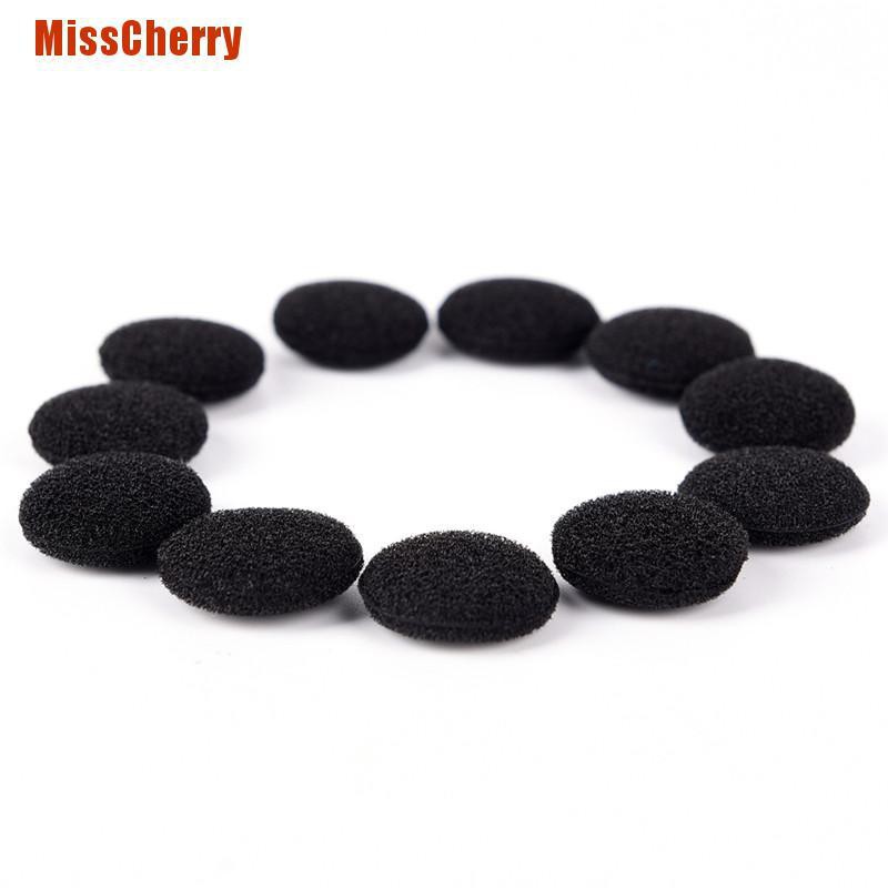 Set 30 Đệm Xốp Mềm Màu Đen Bọc Tai Nghe