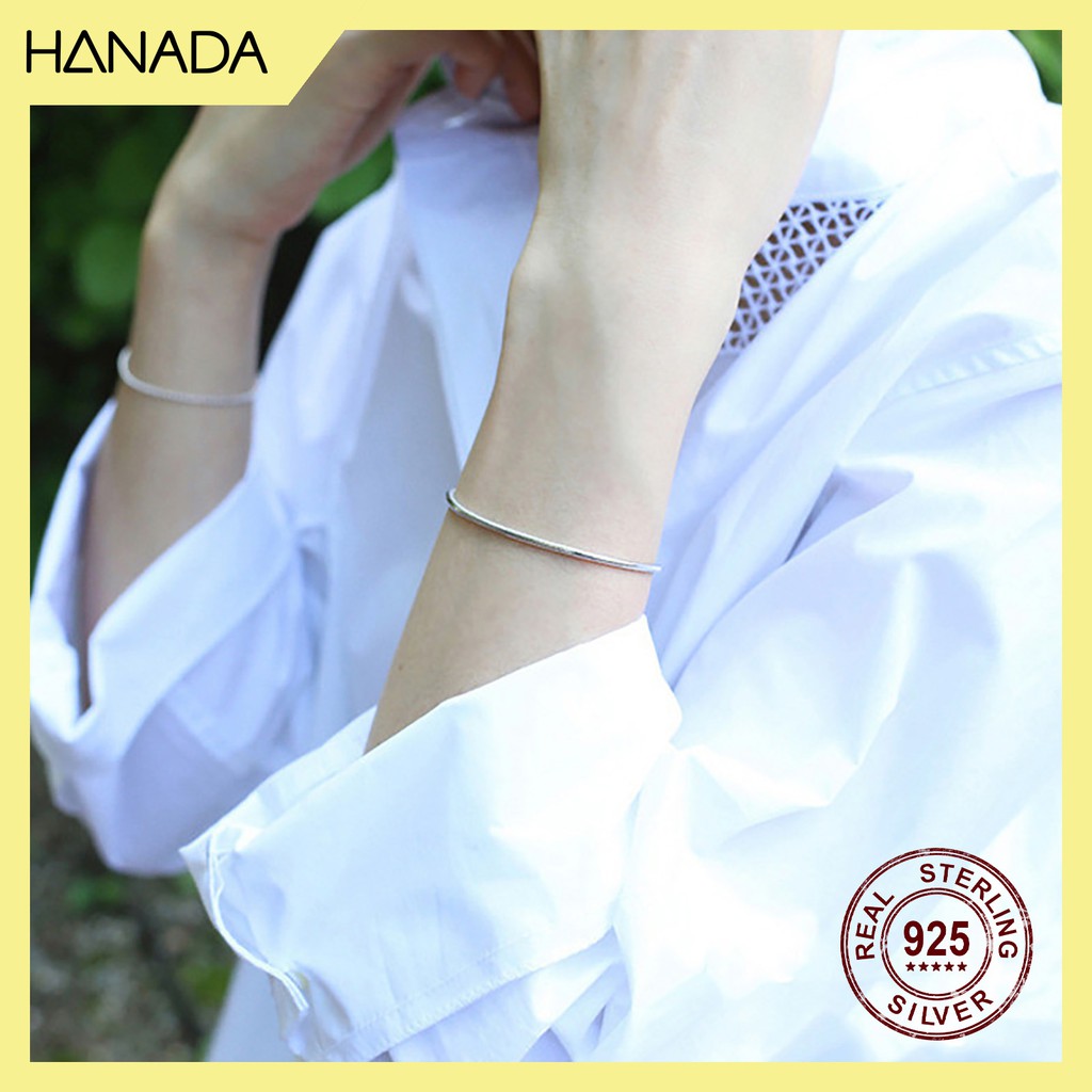 Lắc Tay Bạc Hanada 0267 Unisex dây giống Pan.dora G15
