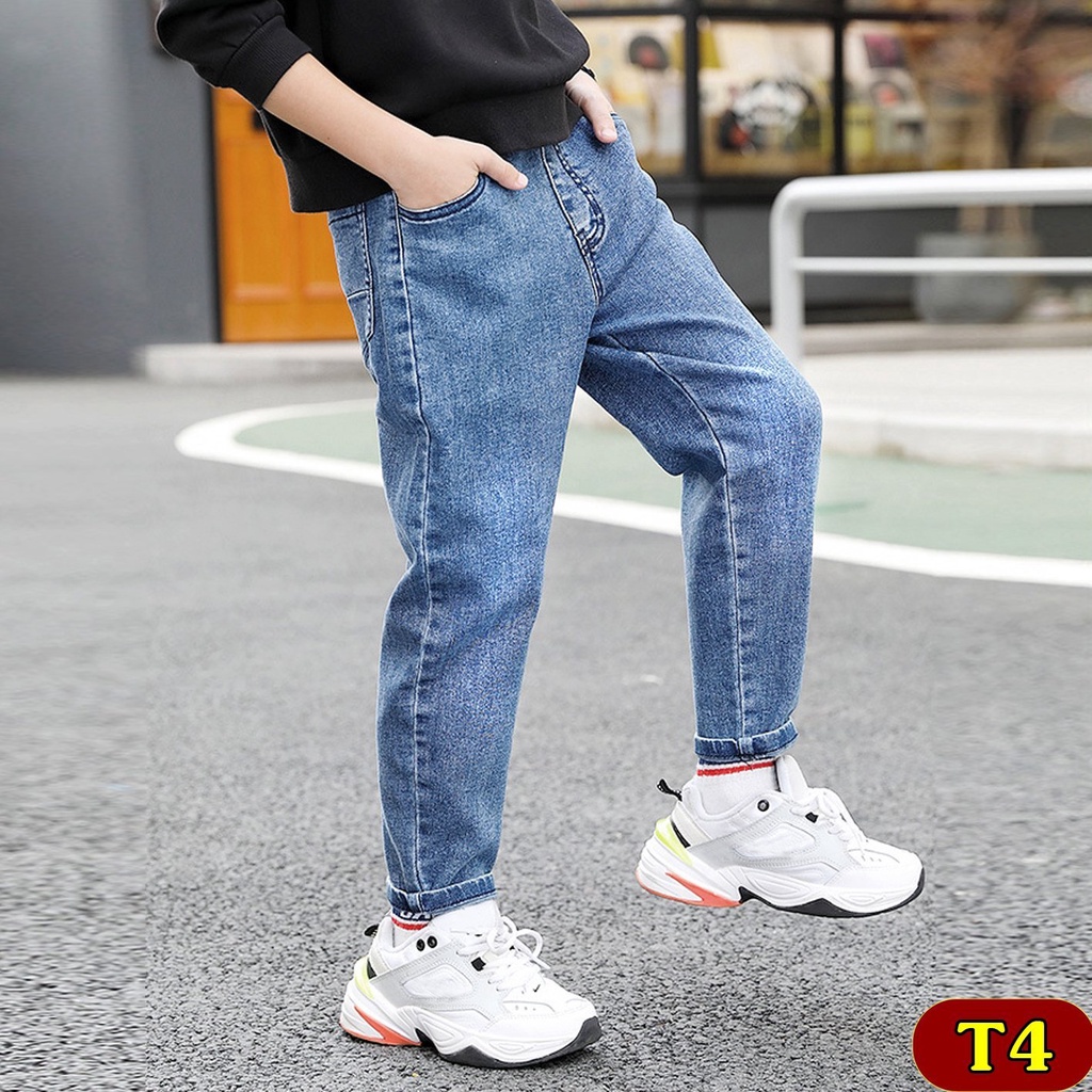 Quần Jean Cho Bé Trai Maxtino. Chất Jean Denim Mềm Mịn Co Giãn. Quần Bò HM Bé Trai Mix Đồ Bé Trai Cực yêu