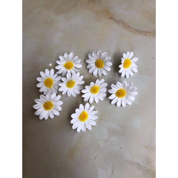 Bịch 50 ->100 Đầu Bông Cúc My siêu xinh_ hoa cúc giả trang trí