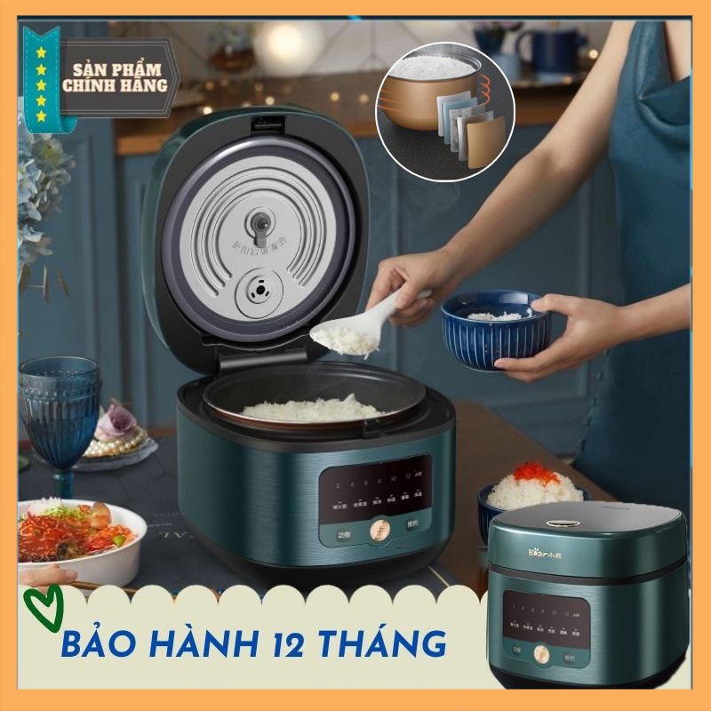 Nồi cơm điện mini đa chức năng BEAR 3L cao cấp, chống dính, bảo hành 12 tháng[ Hàng Chính hãng]