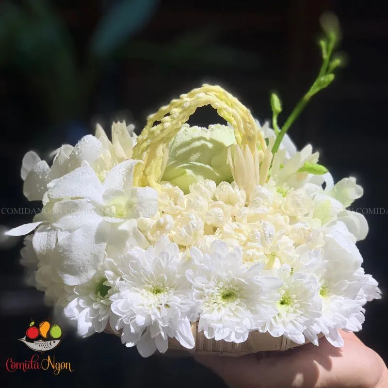 Mẹt hoa dâng lễ