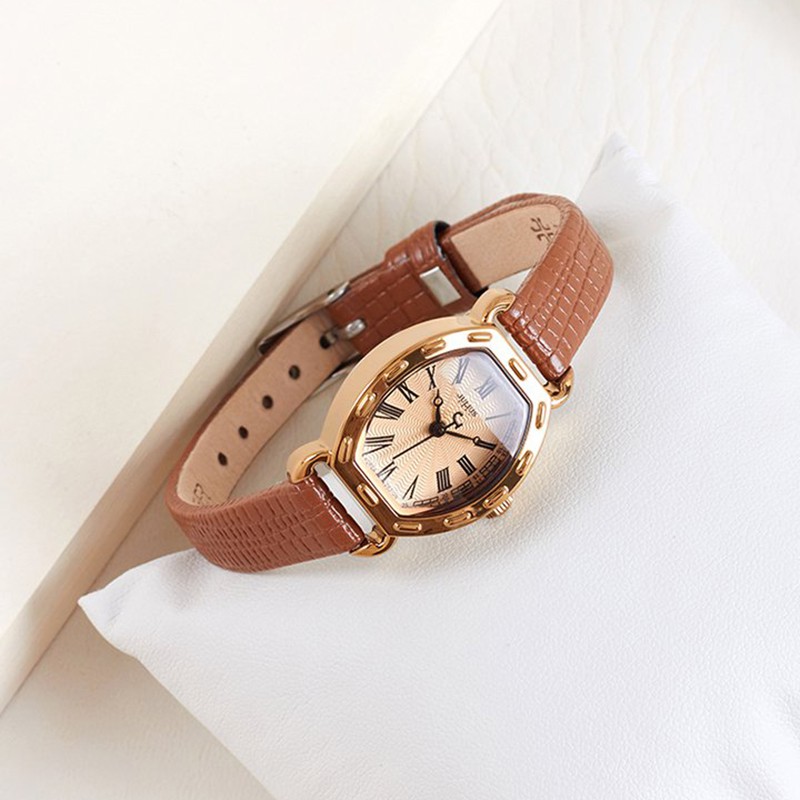 Đồng hồ nữ Julius Hàn Quốc JA-544 dây da cá tính
