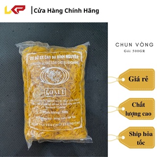 Chun vòng - gói 500gr - to/nhỡ/bé - chun buộc hàng