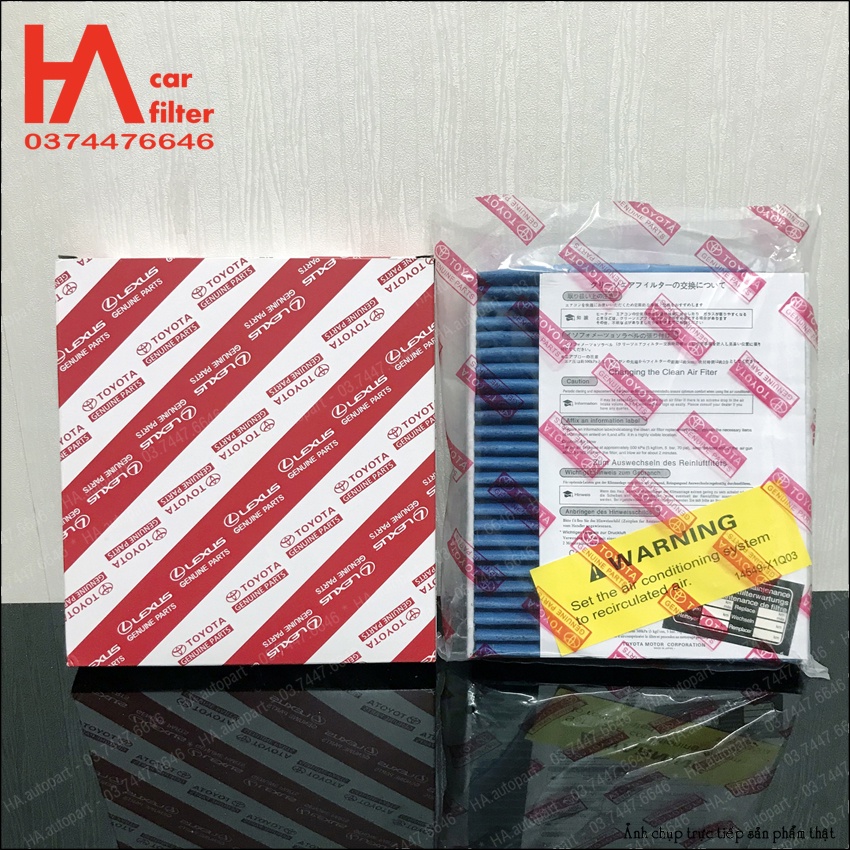 Lọc gió điều hòa kháng khuẩn Toyota Camry /Altis 19-, Innova / Hilux / Fortuner 16-, Cross 18-, Mazda CX-9