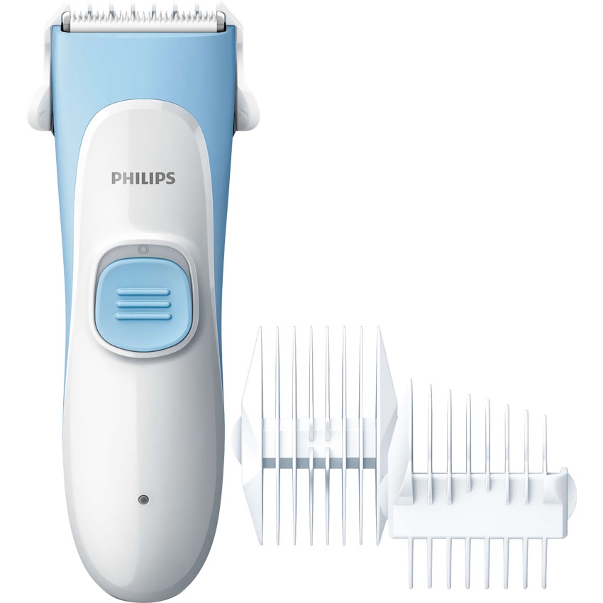 ✖◇Máy Cắt Tỉa Tóc Cho Bé Sơ Sinh Philips HC1055 (Tông Đơ 3 Đầu Đi Kèm, Sạc Pin, Êm) - Hàng Chính Hãng Bảo Hành 24 Tháng