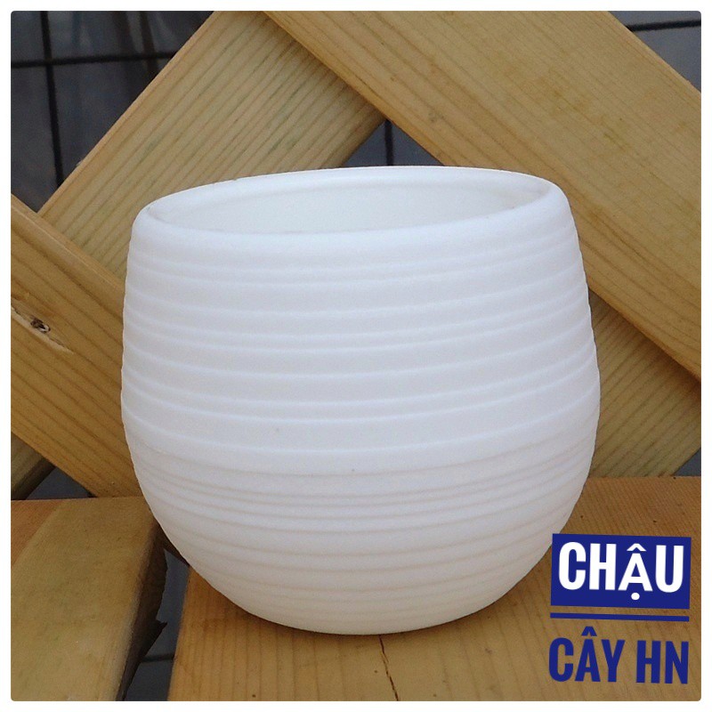 Chậu Nhựa Mini Trang Trí Văn Phòng 6 Màu