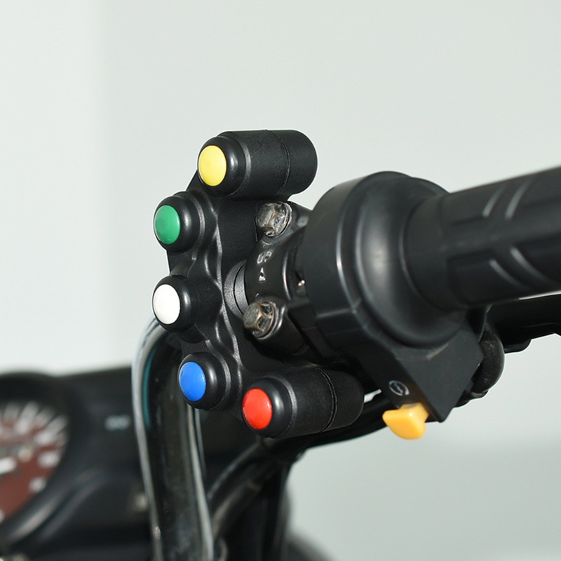 Công Tắc Đèn Pha / Xi Nhan 7 / 8 &quot;22mm Bằng Nhôm Gắn Tay Lái Xe Máy