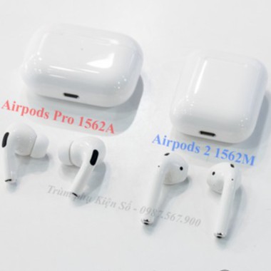 Tai nghe TWS Airpods Pro1562A I Ap2 162M I Định vị Đổi Tên Sạc Không Dây Pin siêu cao 5H Liên Tục