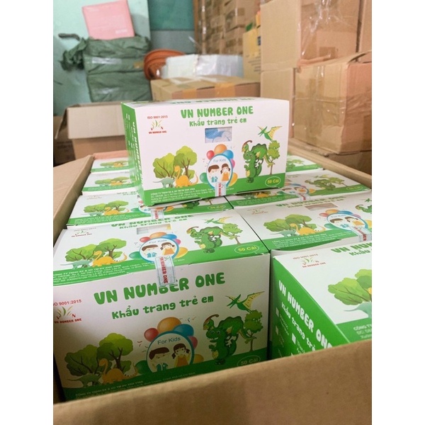 khẩu trang cho bé chóng dịch (50 cai) hộp