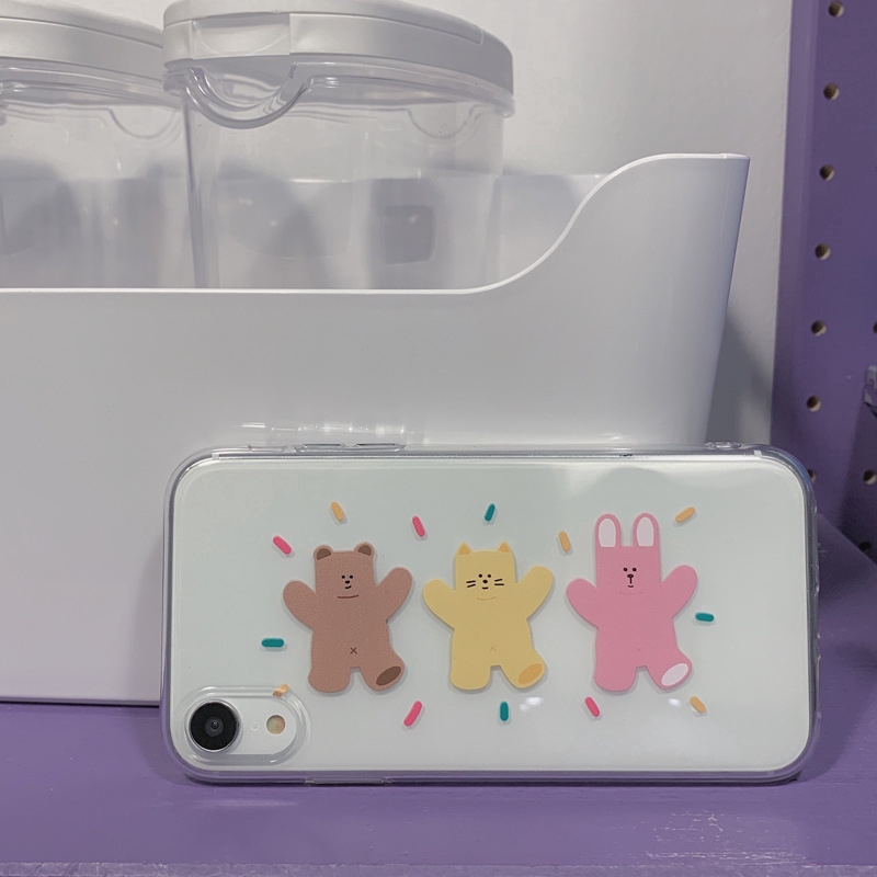 Ốp điện thoại hình gấu đáng yêu 214 cho IPHONE 5/5S/6/6PLUS/6S/6S PLUS/6/7/7PLUS/8/8PLUS/X/XS/XS MAX/11/11 PRO/PROMAX | BigBuy360 - bigbuy360.vn