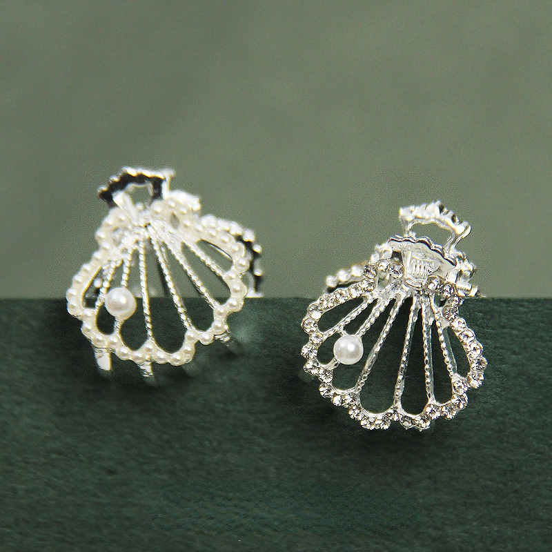 1 Kẹp Tóc Đính Đá Lấp Lánh Phong Cách Hàn Quốc Thời Trang Cho Nữ