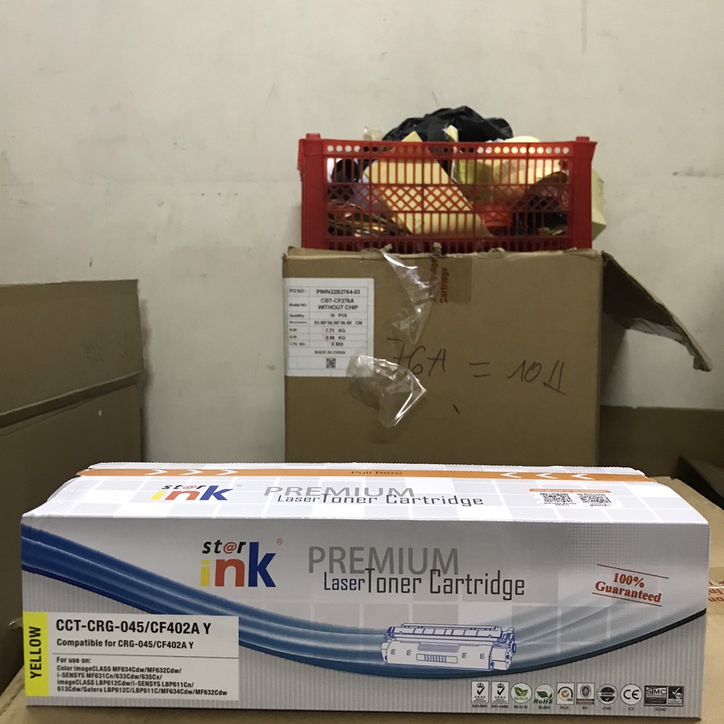 Hộp mực in Laser màu StarInk 045 dùng cho máy LBP 611CN, LBP 613CDw, MF 631Cn,MF 633CDw.