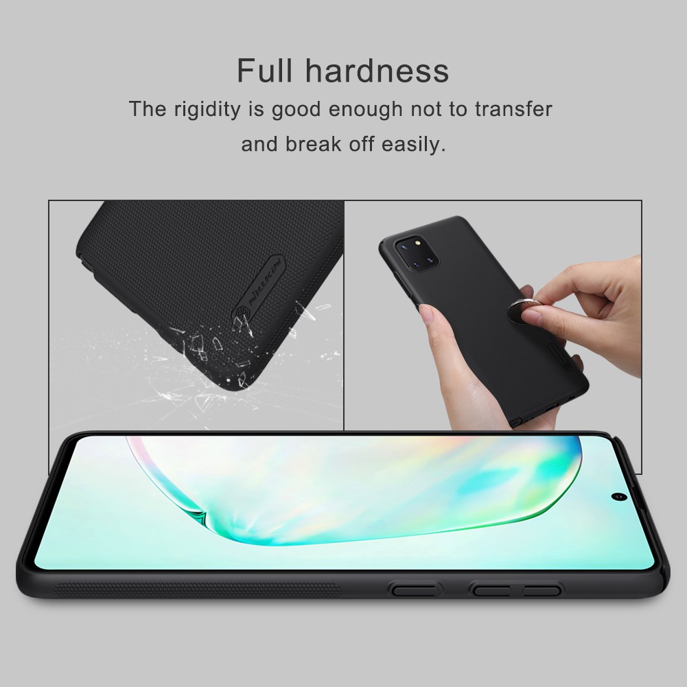 Samsung Galaxy Note 10 Lite note10lite, Samsung A13 4G - Ốp lưng Nillkin nhựa cứng lưng sần chống bám mồ hôi, bụi bẩn
