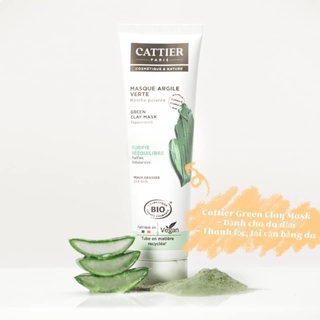 Mặt nạ đất sét Cattier Masque Argile Noire Clay Mask 100ML