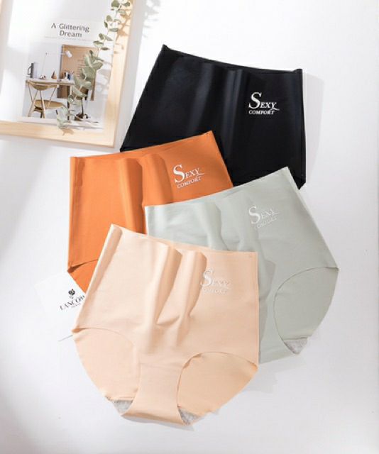 Quần Lót Đúc Su Cạp Cao Phối Chữ SEXY