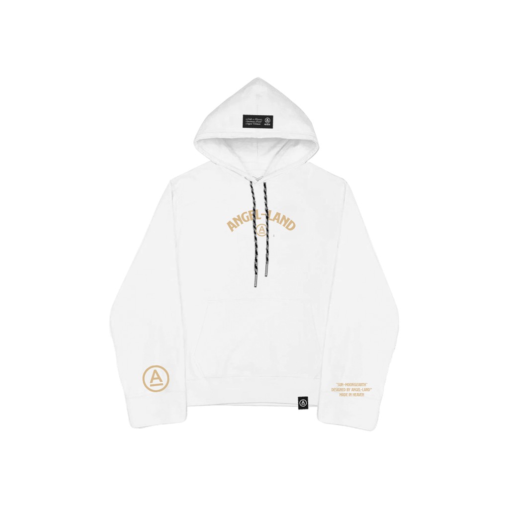 Áo Hoodie Angel-Land Earth Sun& moon-white chính hãng | BigBuy360 - bigbuy360.vn