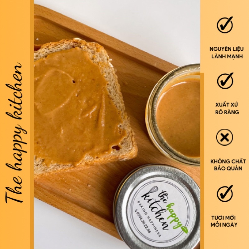 Bơ đậu phộng không đường ăn kiêng eatclean