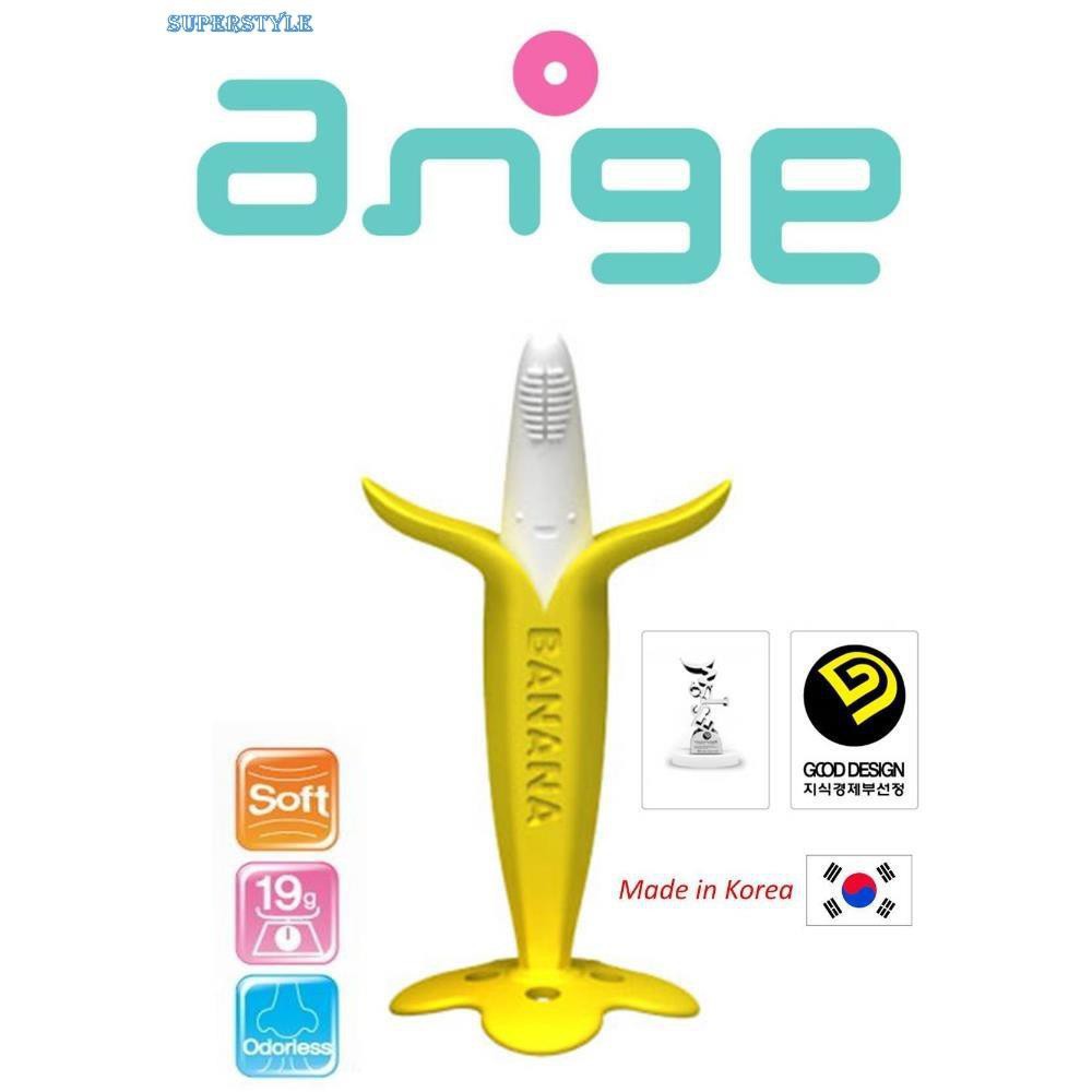 Combo 2 Ngậm nướu hình Chuối Ange cho Bé ANGE AG044 - AG046 (Made in Korea)