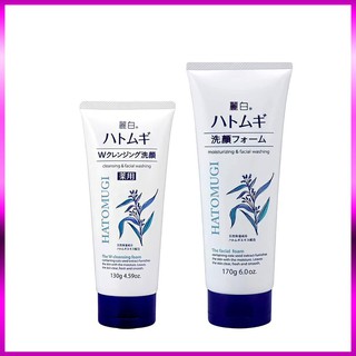 SỮA RỬA MẶT TRẮNG DA HẠT Ý DĨ HATOMUGI CLEANSING & FACIAL WASHING 130g NHẬT BẢN