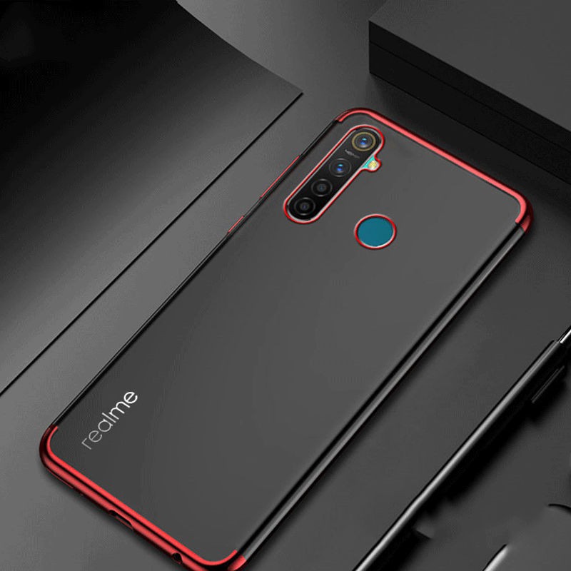 Ốp lưng trong có viền xi mạ cho điện thoại Realme 6 Pro