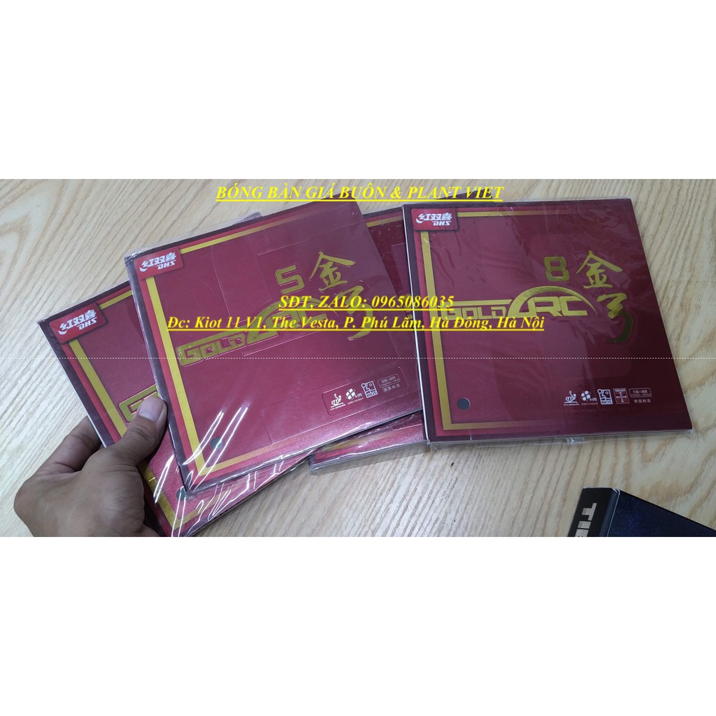 MẶT VỢT BÓNG BÀN DHS GOLD ARC 5, GOLD ARC 8 CHÍNH HÃNG