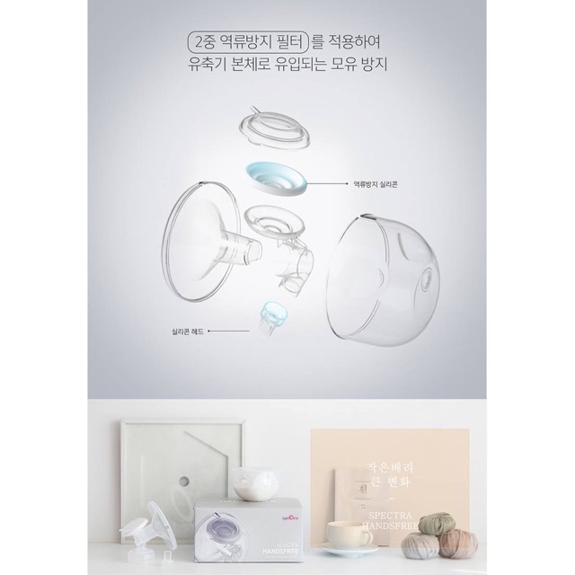 Bộ Cup Hút Sữa Rảnh Tay Handsfree Spectra