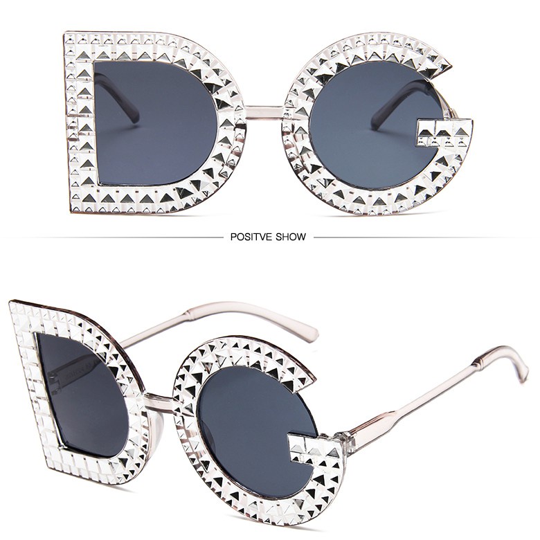 (KIQI-FASHION) COD Kính Mát Thời Trang Khung DG Cổ Điển Cho Nữ