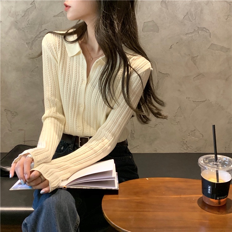  Áo Cardigan Dệt Kim Tay Dài Thiết Kế Đơn Giản Cho Nữ | BigBuy360 - bigbuy360.vn
